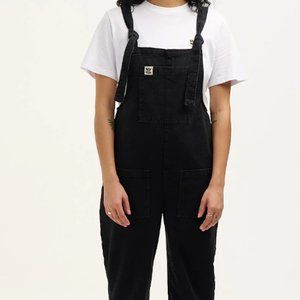 Lucy & Yak Original Dungaree: ORGANIC DENIM - Washed Black